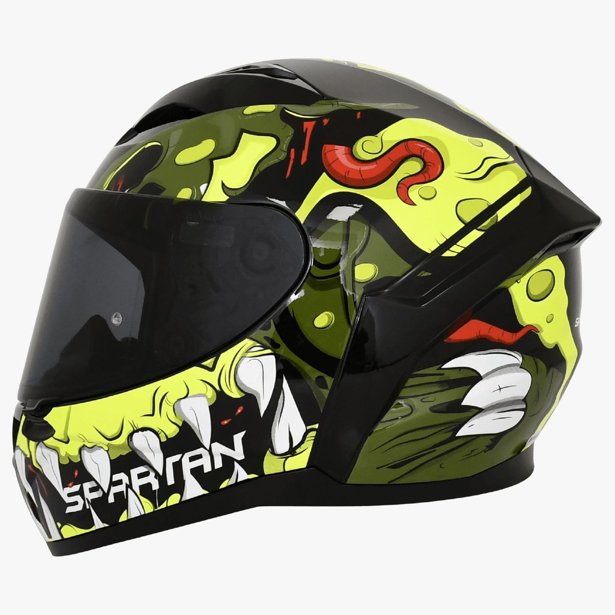 SPARTAN - CASCO MOTO SPARTAN SEGMENT SCRATCH NEGRO BRILLO TALLA M
