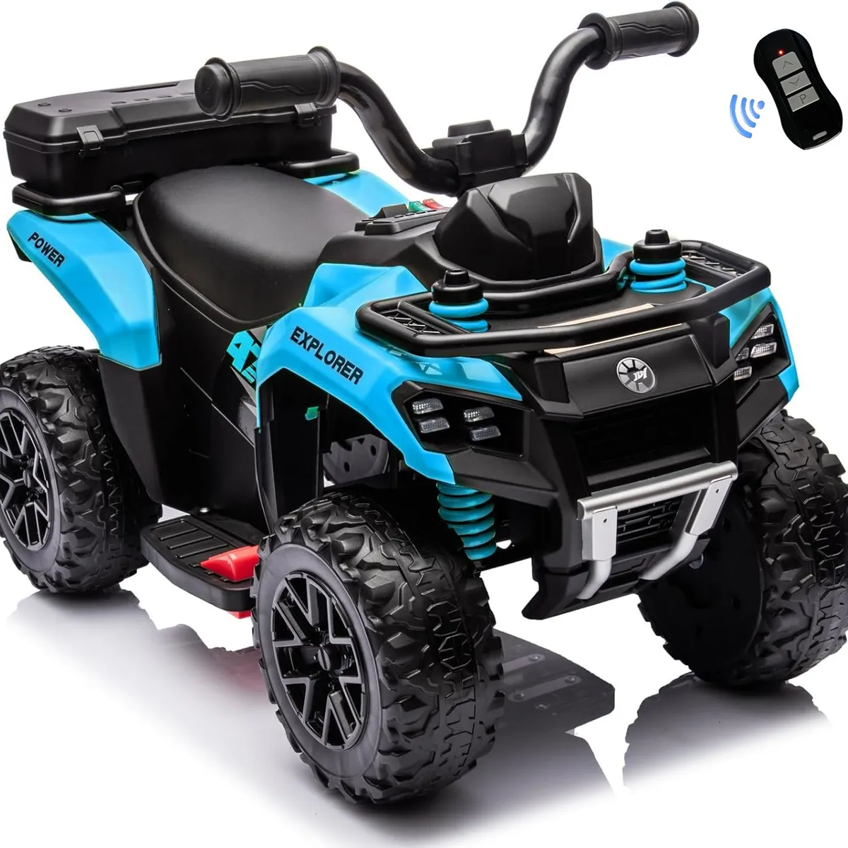 BEBESUNITA - Moto Carro Eléctricos Control Llanta Caucho Spray Usb - Azul