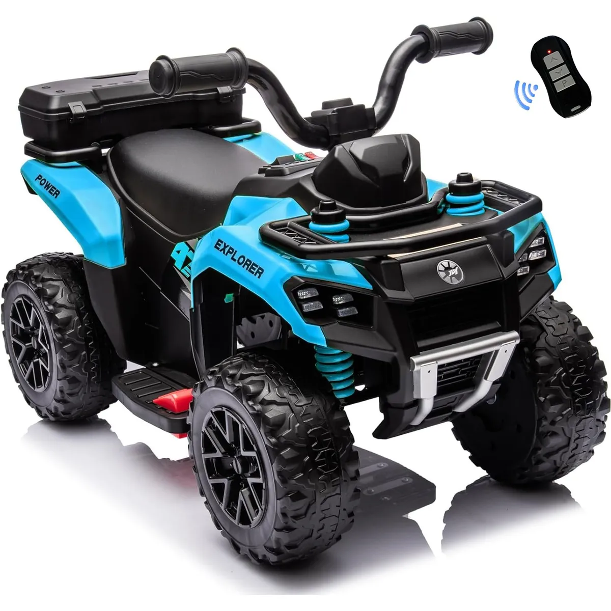 BEBESUNITA - Moto Carro Eléctricos Control Llanta Caucho Spray Usb - Azul