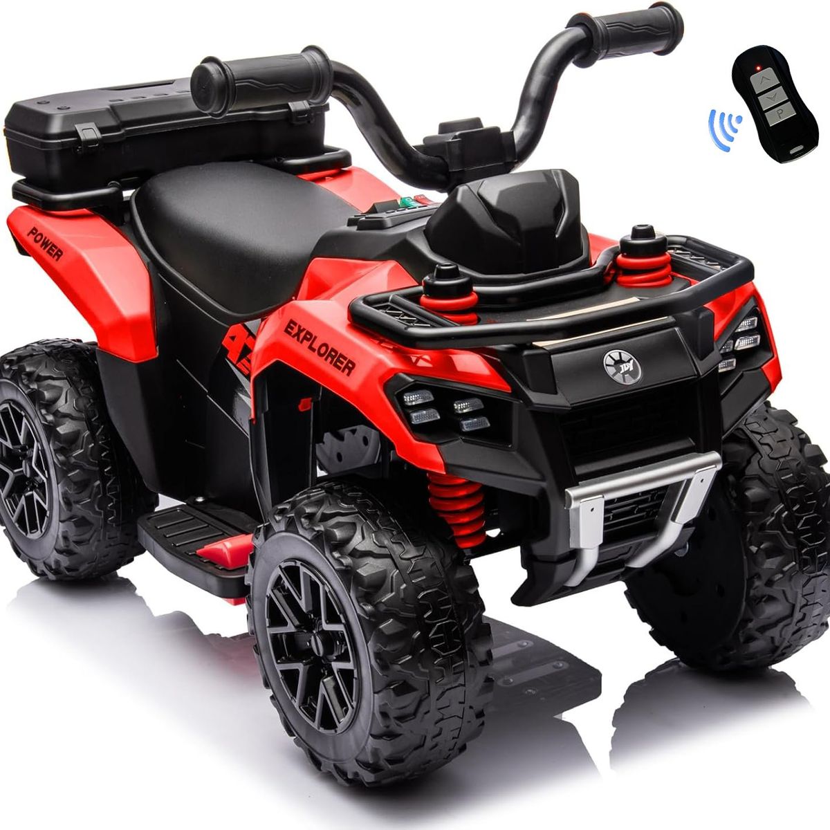 BEBESUNITA - Moto Carro Eléctricos Control Llanta Caucho Spray Usb - Rojo