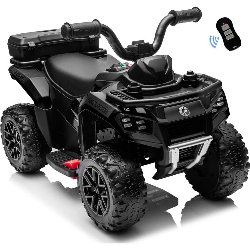 BEBESUNITA - Moto Carro Eléctricos Control Spray Bluetooth Usb - Negro