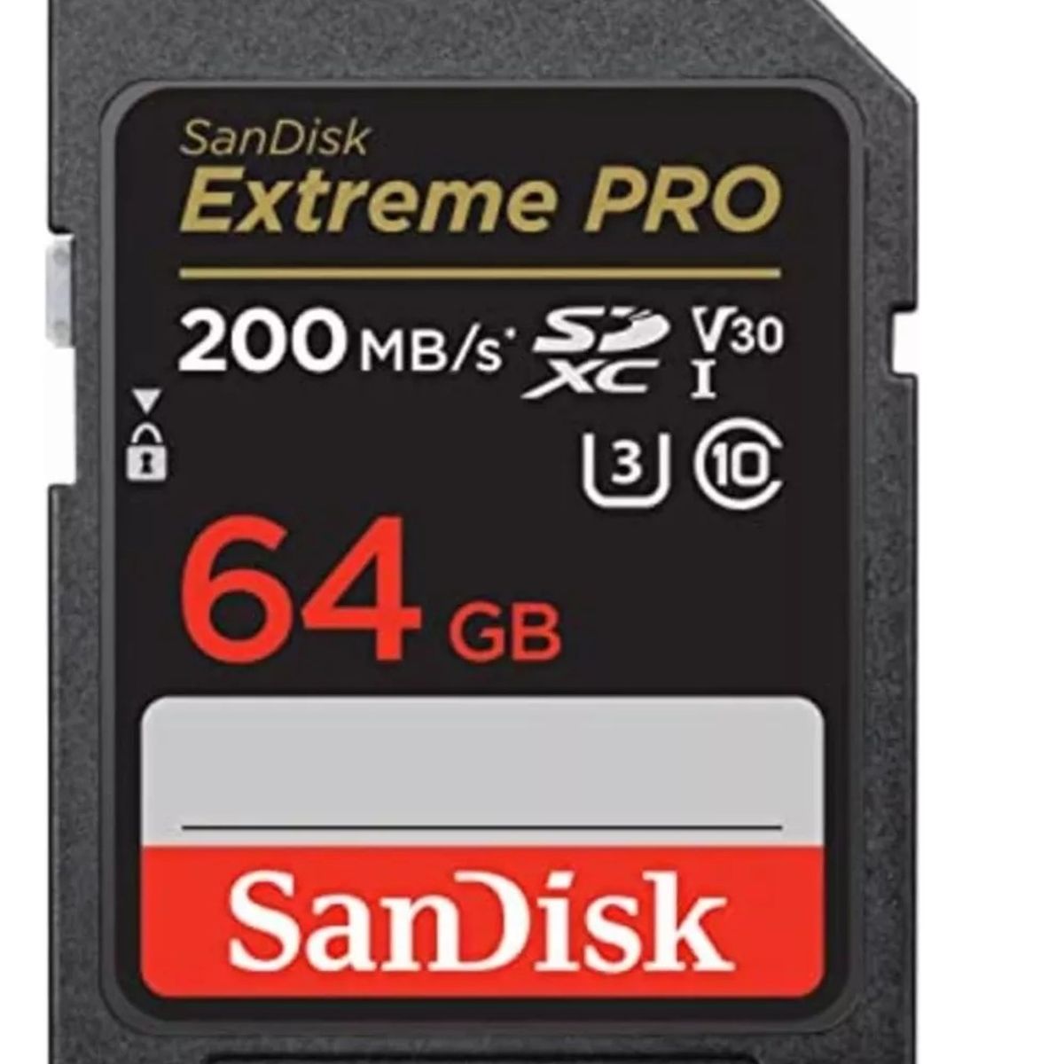 SANDISK - Memoria Sd 64gb 200 Mbs 4k U3 Sdxc Uhs-i Sandisk Extreme Pro