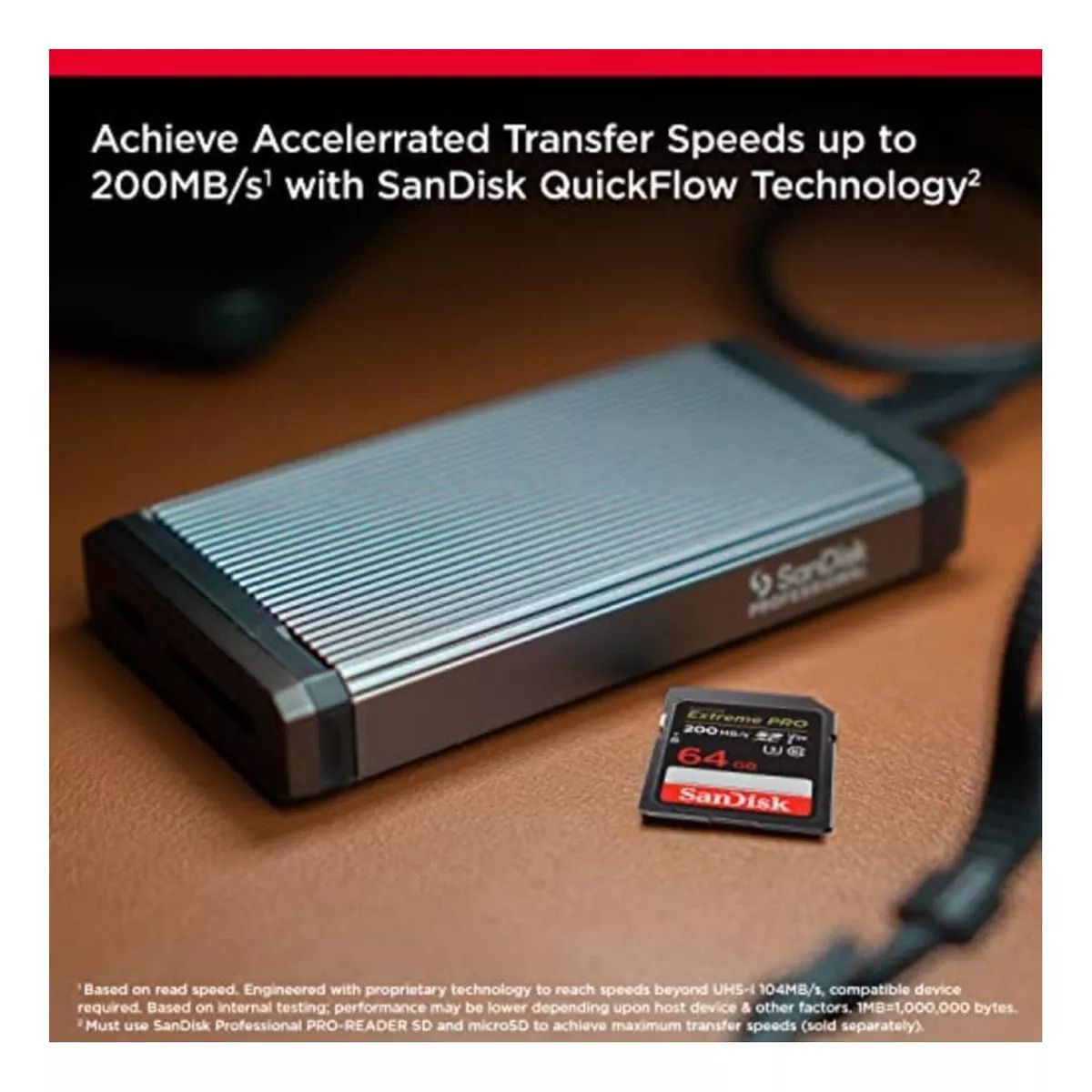 SANDISK - Memoria Sd 64gb 200 Mbs 4k U3 Sdxc Uhs-i Sandisk Extreme Pro