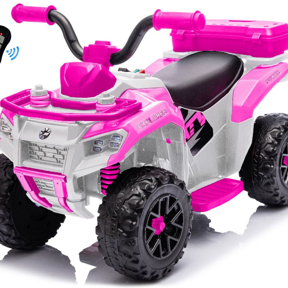 BEBESUNITA - Moto Carro Eléctricos Control Spray Btooth Usb- BlancoLila