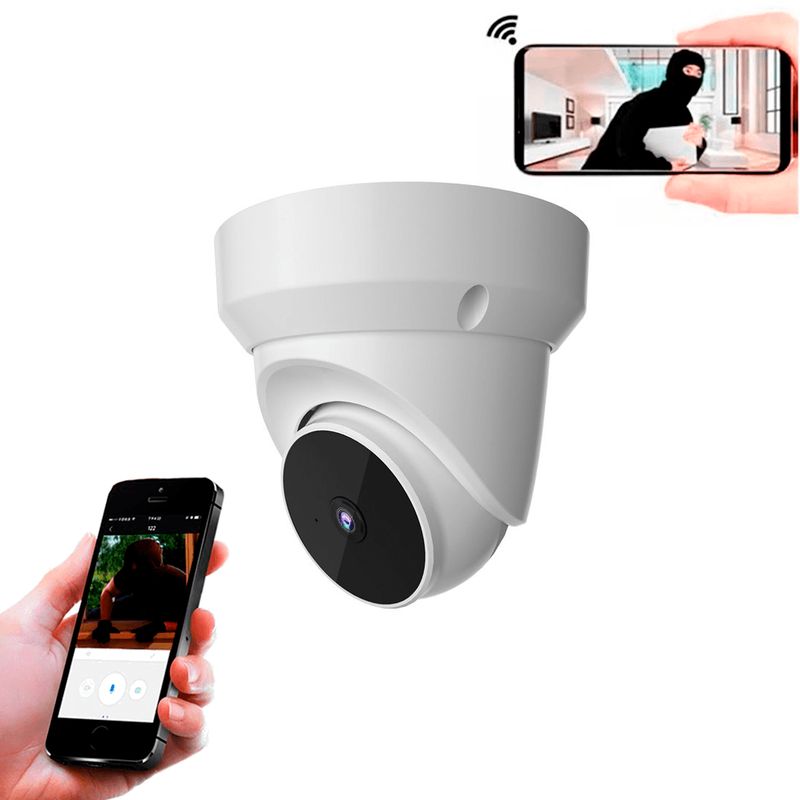 GENERICO - Cámara De Seguridad Hogar Ip Wifi Robótica Full Hd  Audio