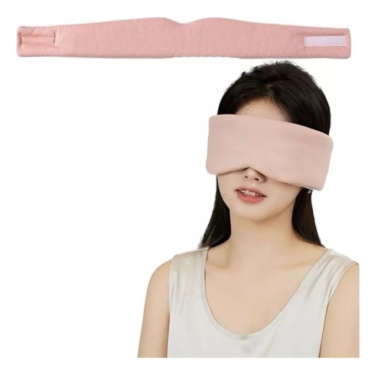 GENERICO - Antifaz Para Dormir Tapa Ojos Bloqueo De Luz Banda Ajustable Cómodo Para Descanso