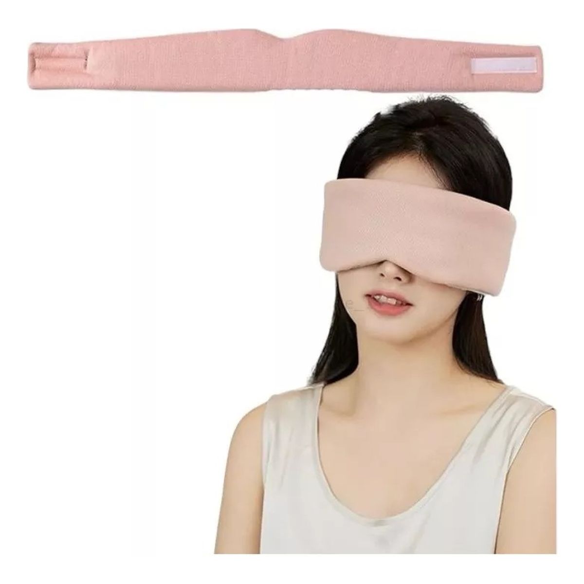 GENERICO - Antifaz Para Dormir Tapa Ojos Bloqueo De Luz Banda Ajustable Cómodo Para Descanso