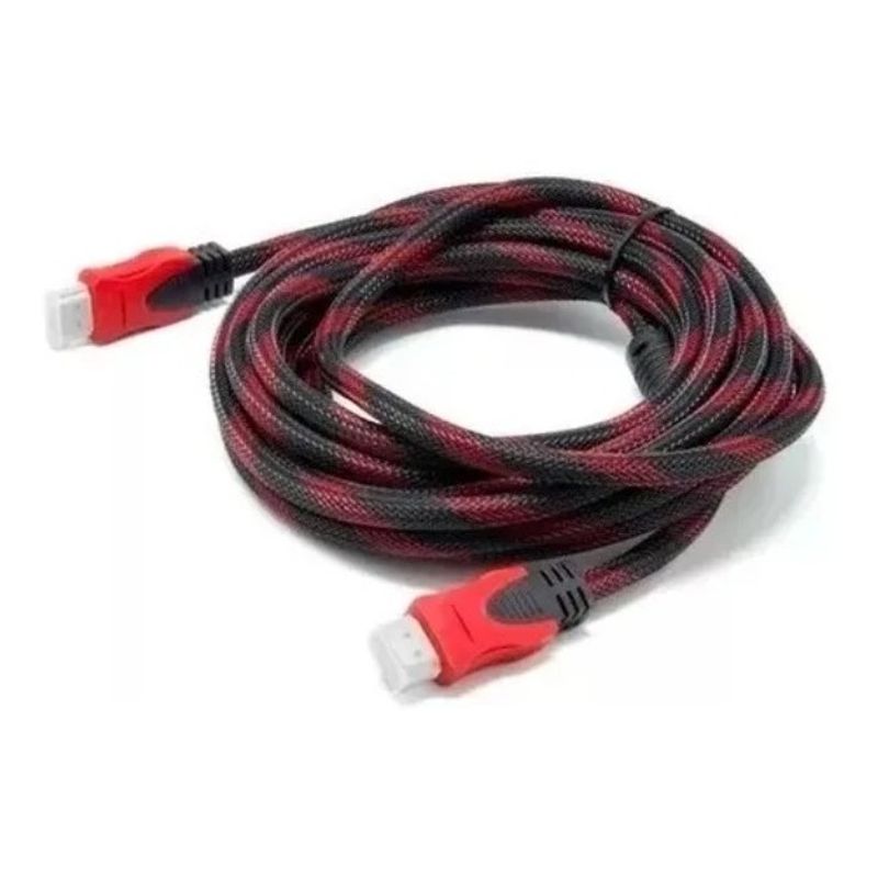 GENERICO - Cable Hdmi 1.5 Metros Doble Filtro Mallado Dorada Flexible