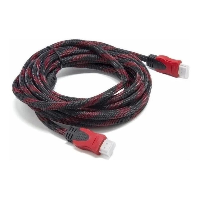 GENERICO - Cable Hdmi A Hdmi 3 Metros Mallado Full Imagen Sonido Filtro