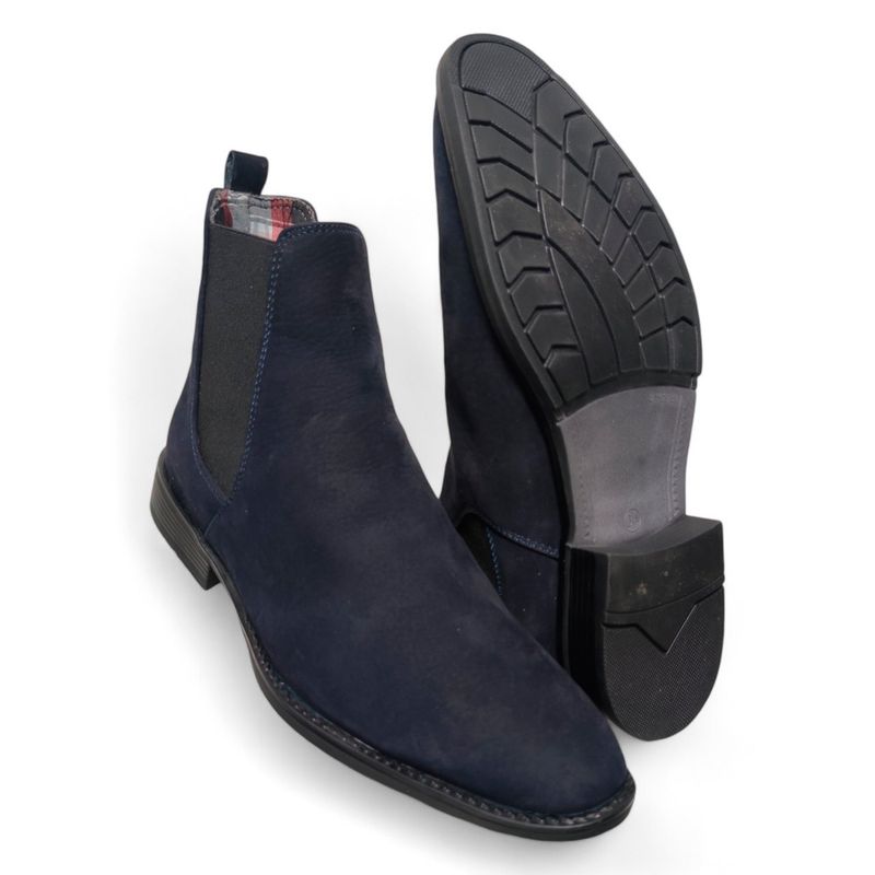 CALZADO CON ALTURA MONSERRATE - Botas en CUERO para hombre marca Monserrate Ref Bastión color Azul