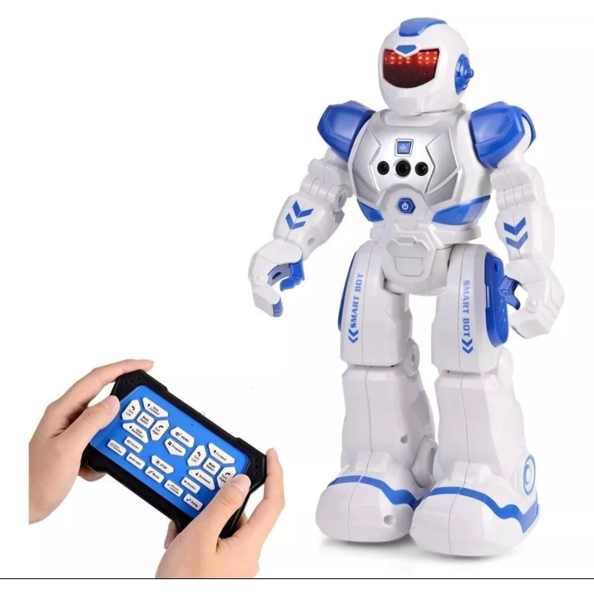 GENERICO - Robot inteligente con sensor de movimiento azul