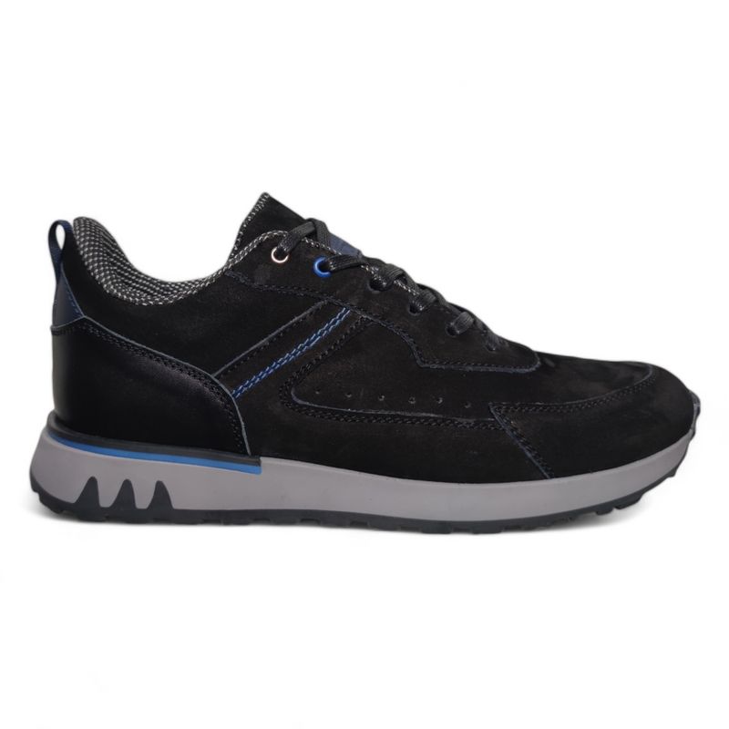 CALZADO CON ALTURA MONSERRATE - Tenis en CUERO para hombre marca Monserrate Ref Calima color negro