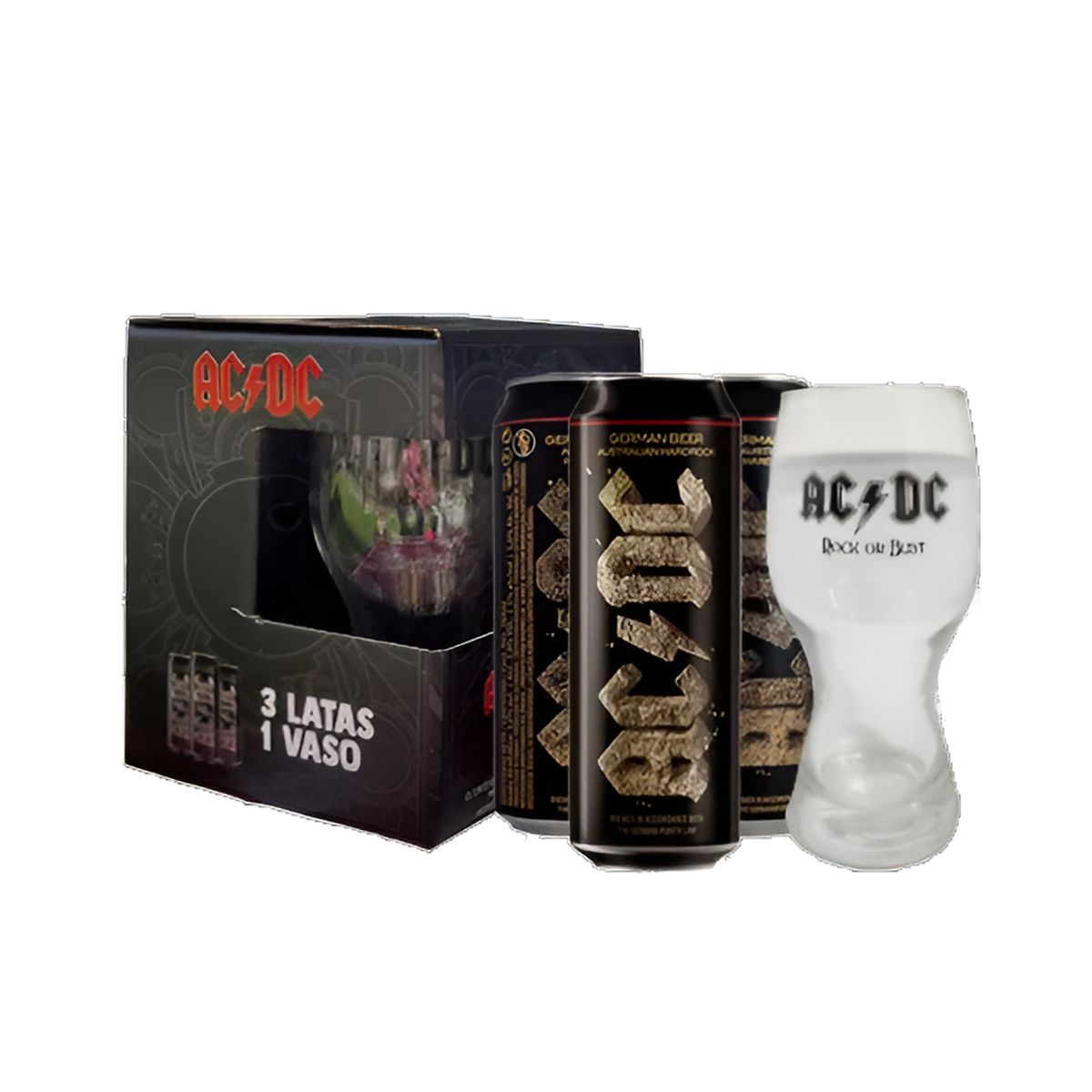GENERICO - Cerveza ACDC 3und + Vaso
