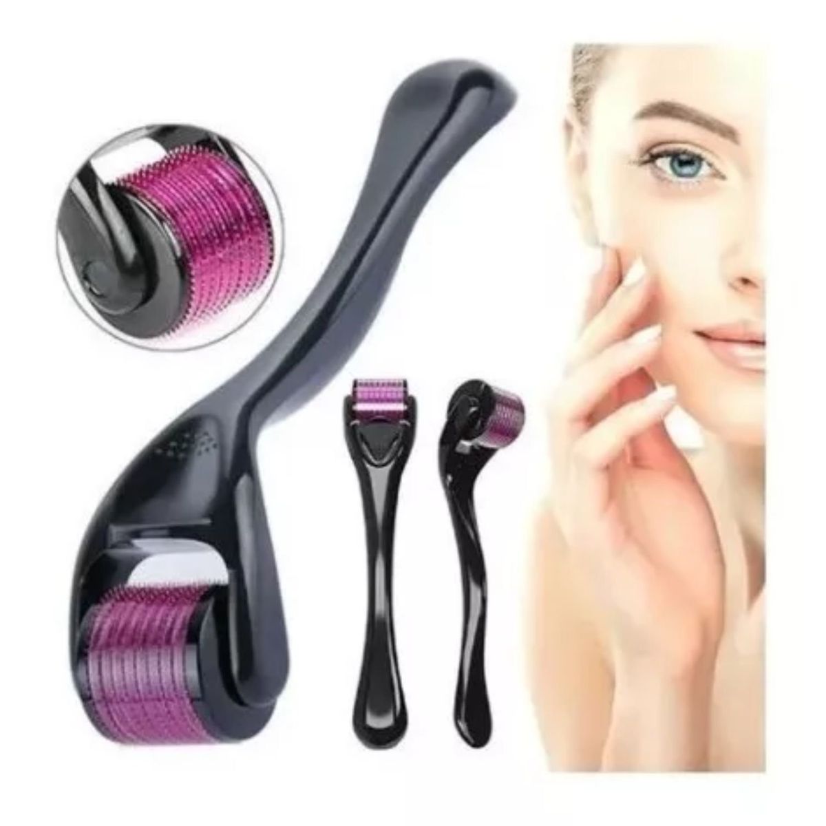 TELEPRODUCTOSBOGOTA - Derma Roller System Rodillo Facial Agujas De Titanio