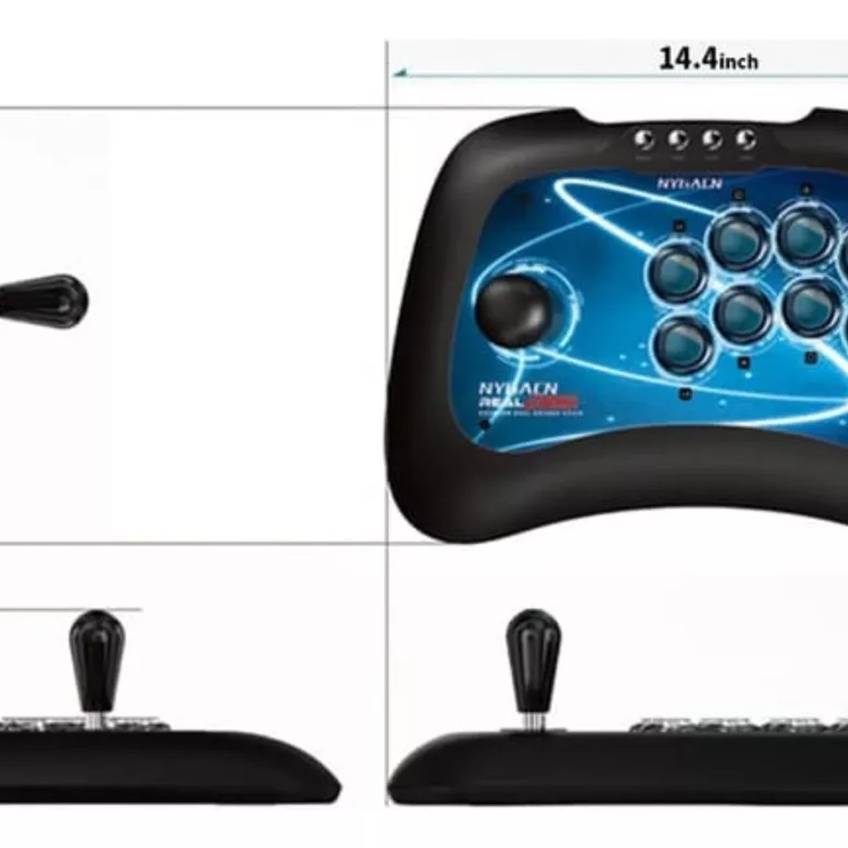 GENERICO - Joystick Arcade Compatible Ps3 Ps4 Pc Android Retro Nygacn