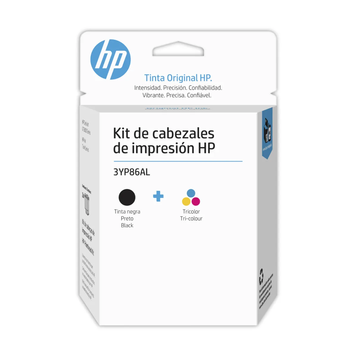 HP - Kit de Cabezales de Impresión HP GT 3YP86AL NegroTricolor 3Y986AL