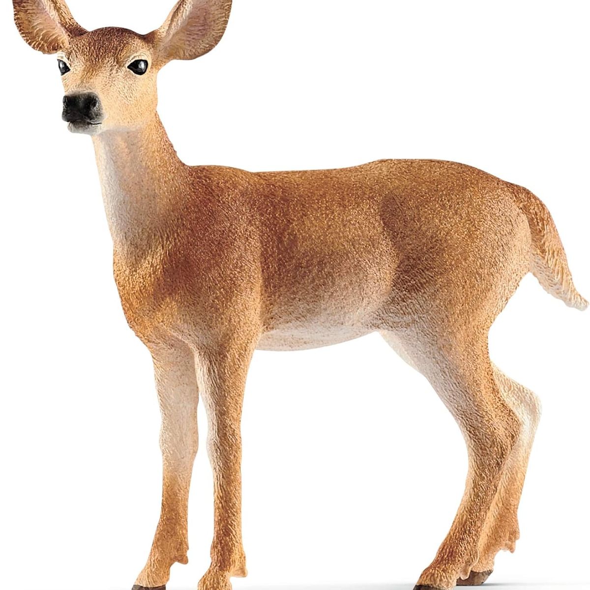 JUGANDO Y EDUCANDO - Figuras Ciervo De Cola Blanca Hembra Pintada A Mano Schleich