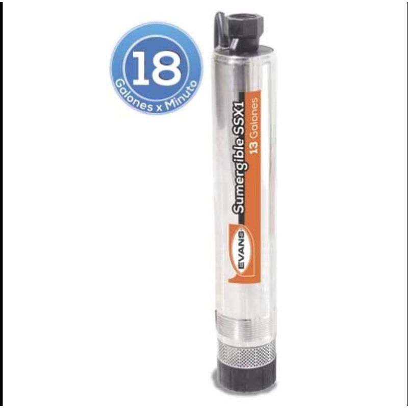 EVANS - ELECTROBOMBA EVANS TLAPICERO 12HP INOX 110V SSX1ME050F2C