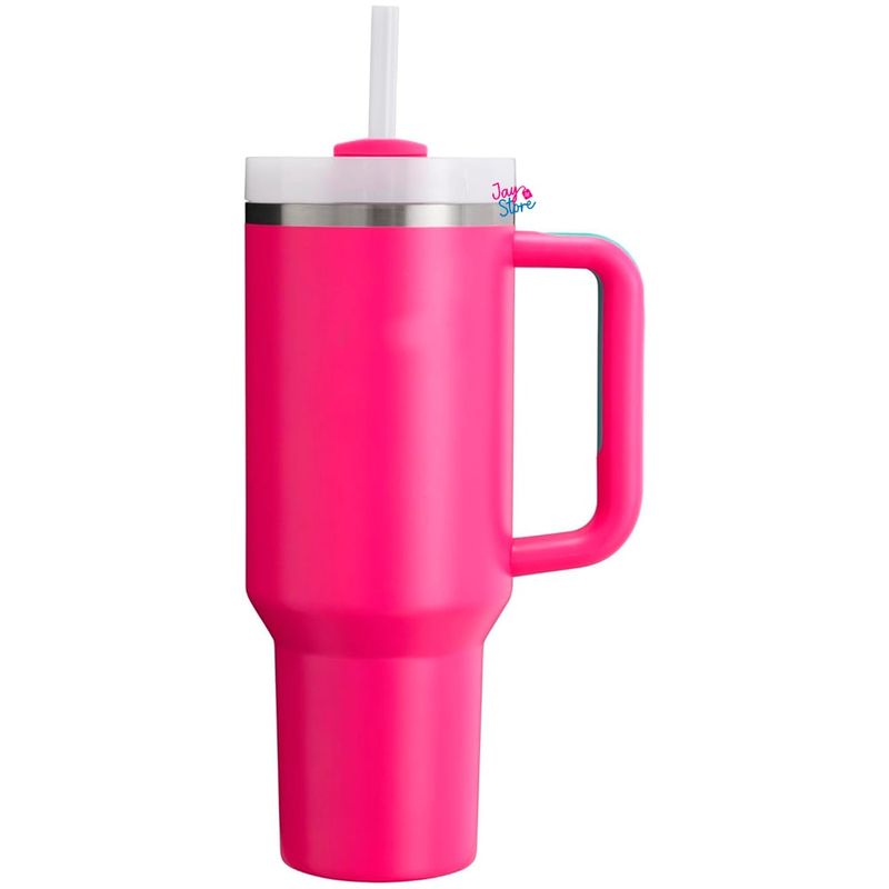 JAYSTORE - Termo Térmico Vaso Con Manija Pitillo 12L Bebidas Botella Temperatura
