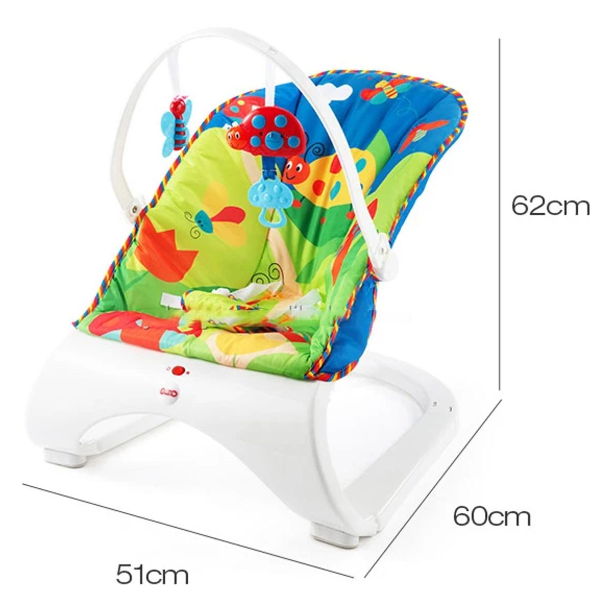 GENERICO - Silla Descanso Acolchada Para Bebés Con Vibracion Y Sonido B