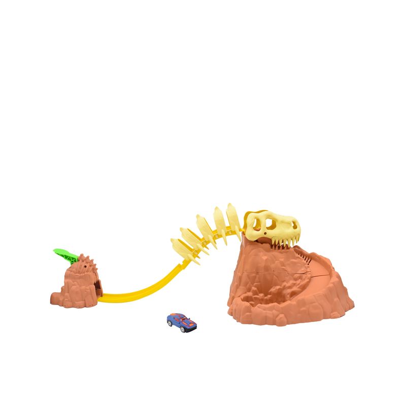 TOY LOGIC - Pista Skull Mountain con 2 Carros Teamsterz