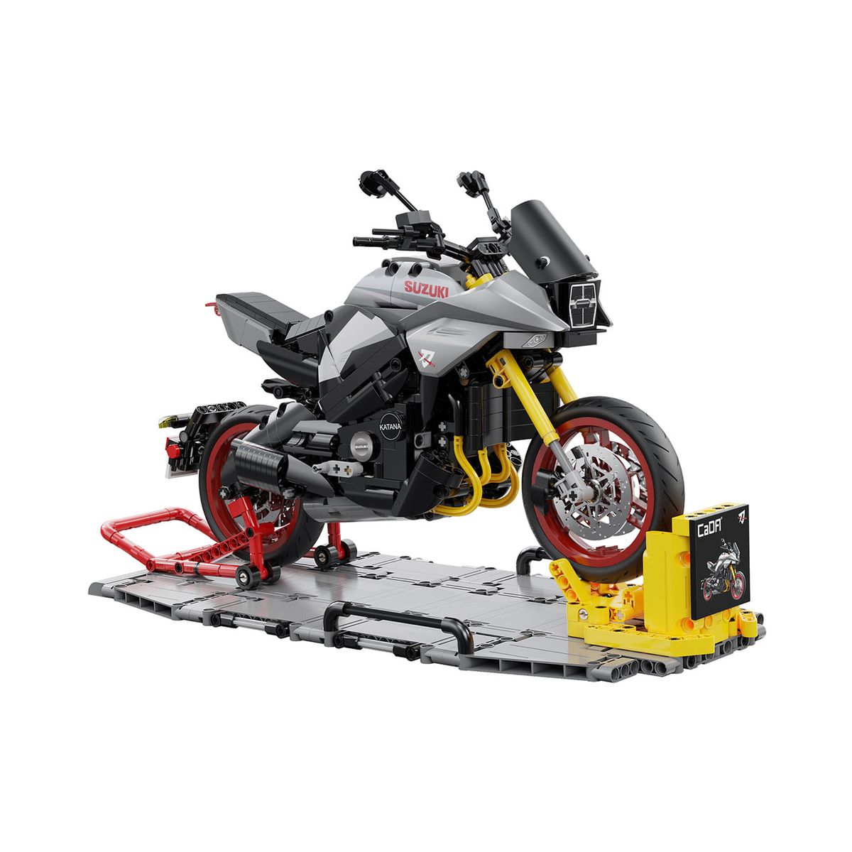 TOY LOGIC - Bloques de Construcción CaDA Moto Suzuki Katana Sport Street Armable