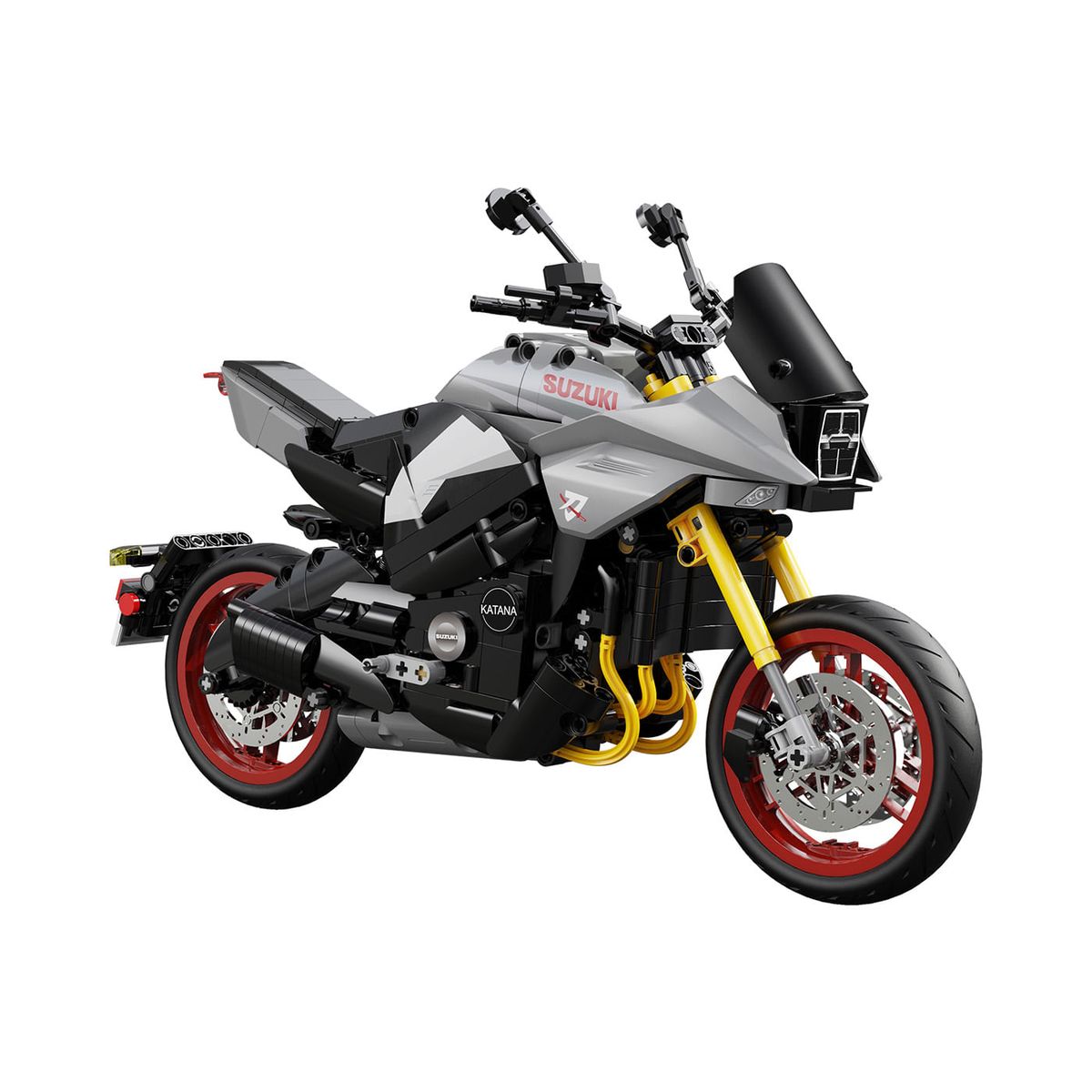 TOY LOGIC - Bloques de Construcción CaDA Moto Suzuki Katana Sport Street Armable