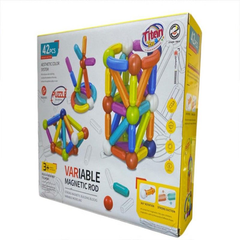 GENERICO - Armatodo Bloques Magnéticos Juguete Infantil 42pc