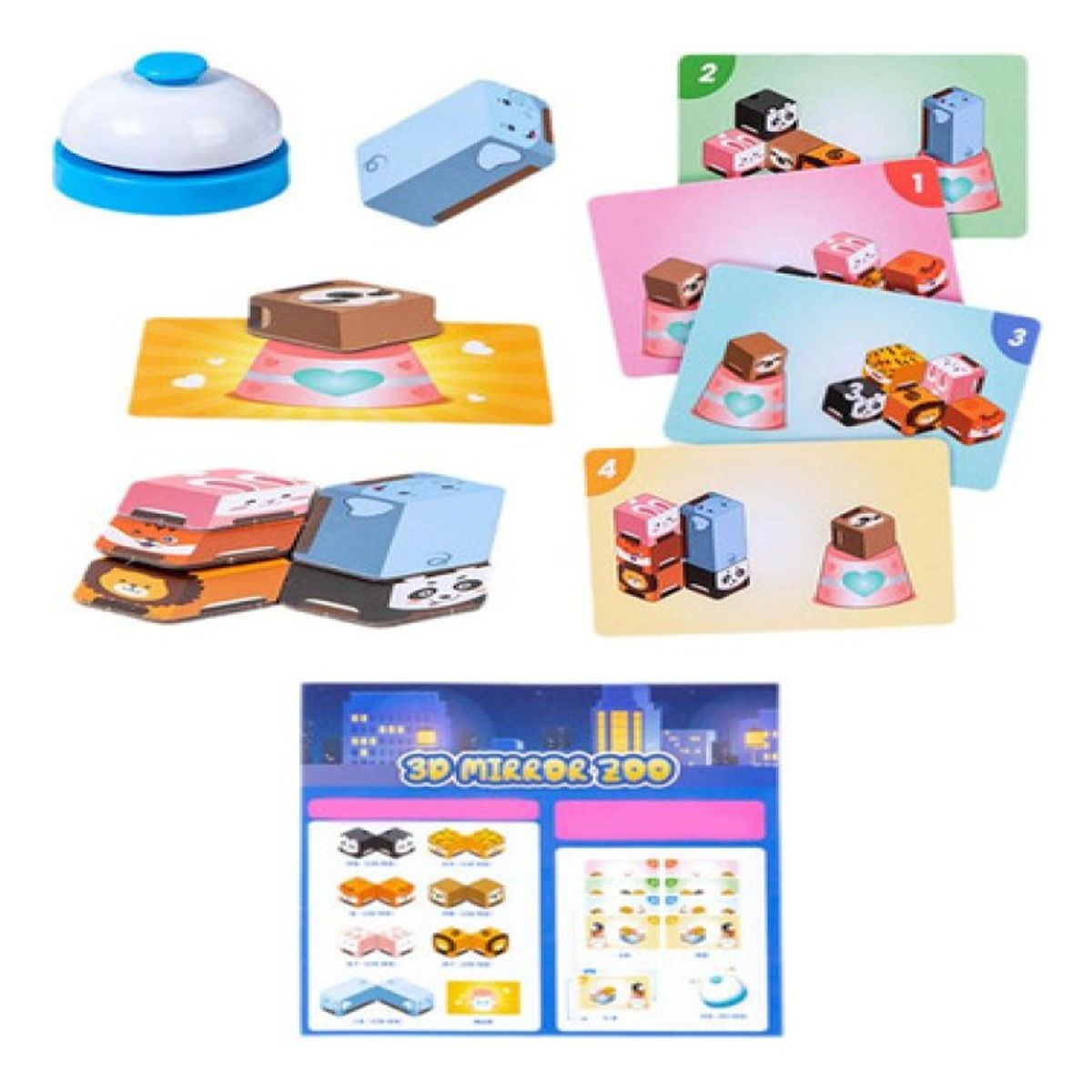 GENERICO - Juego Bloques Logicos Construccion Animalitos Campana
