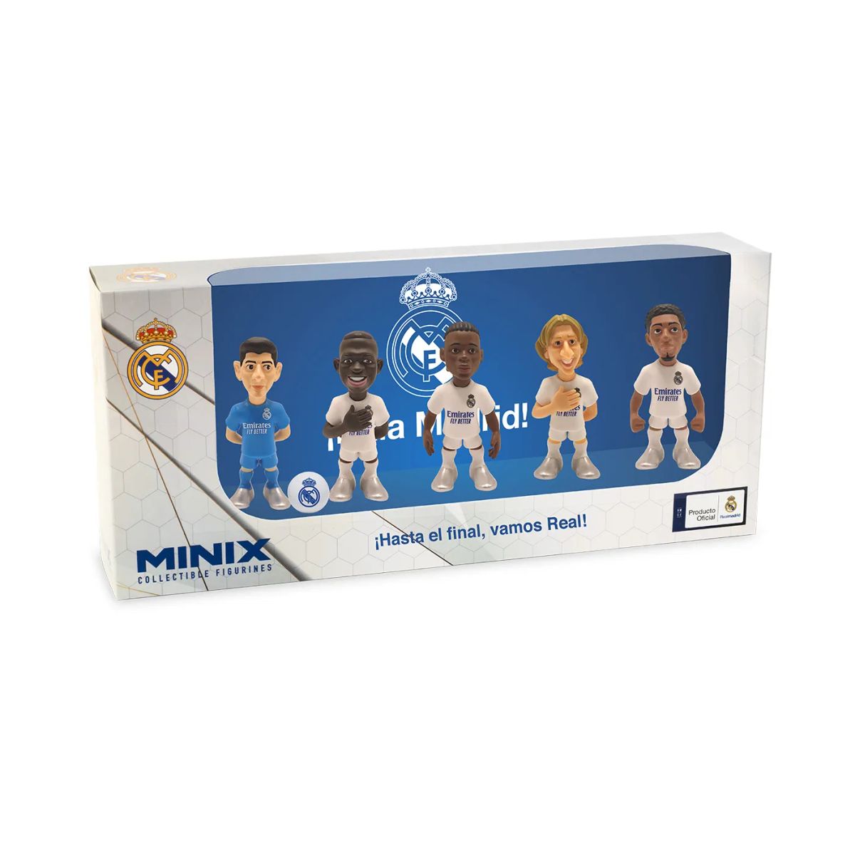 MINIX - Minix Set de 5 Figuras Coleccionables del Real Madrid Edición Especial
