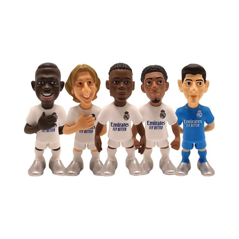 MINIX - Minix Set de 5 Figuras Coleccionables del Real Madrid Edición Especial