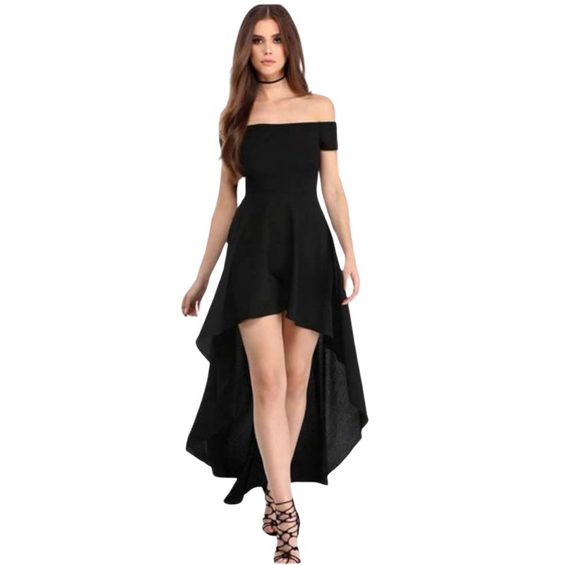 NEGRELI - VESTIDO COLA DE PATO REF-1008