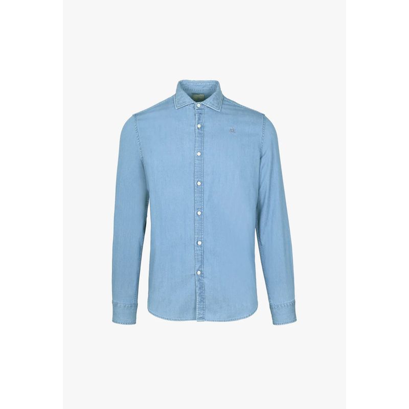 SCALPERS - Camisa fancy denim SCALPERS Azul 24070DENI