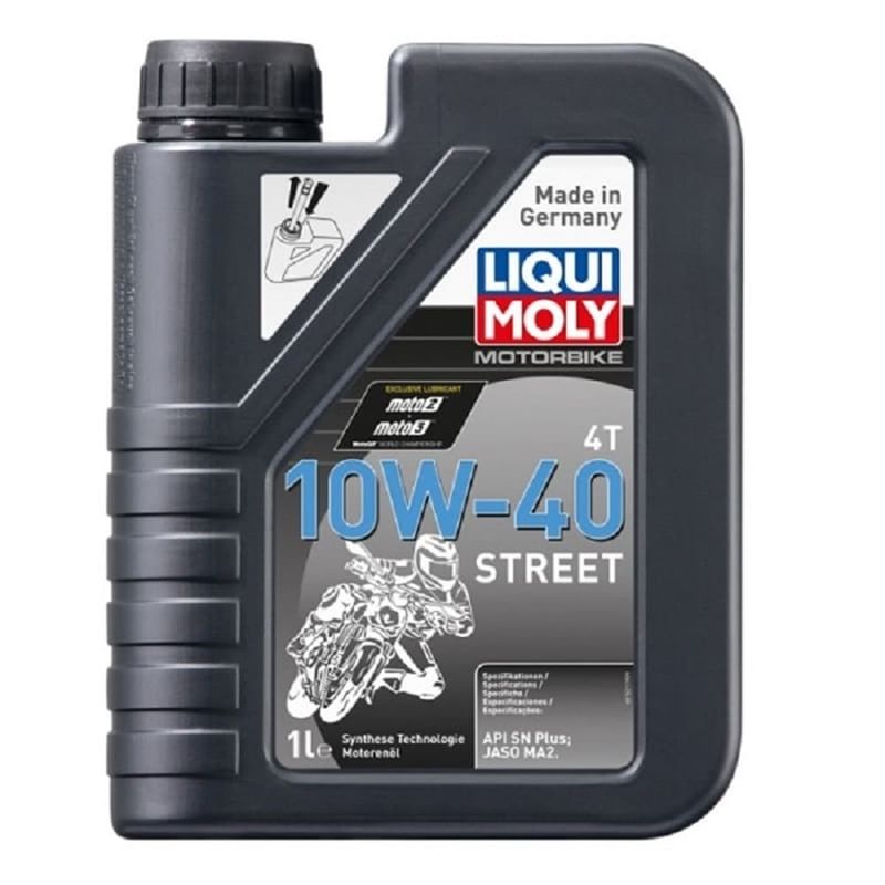 LIQUI MOLY - Aceite Liqui Moly - 10W40 - Motorbike 4t Sintético Street - 1L