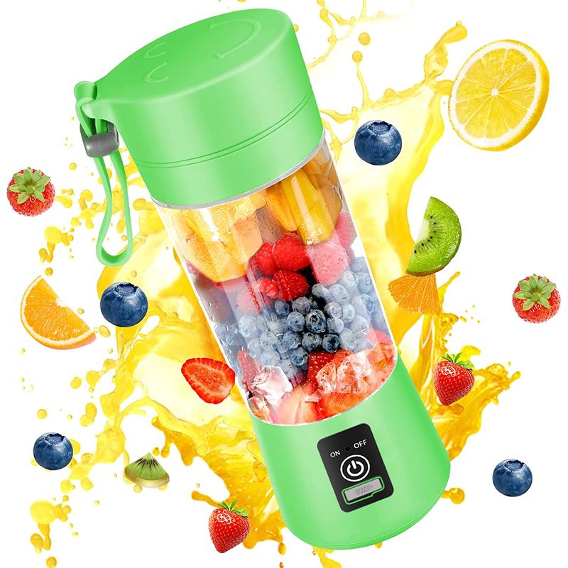 GENERICO - Licuadora Portátil Recargable USB Batidora Personal Termo 380mL