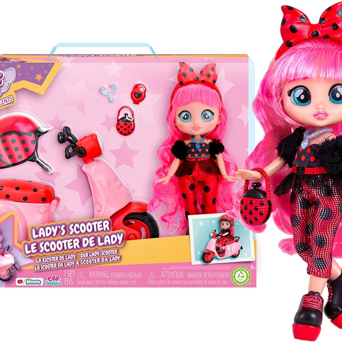 CRY BABIES - Muñeca Cry Babies Bff By Cry Lady Scooter