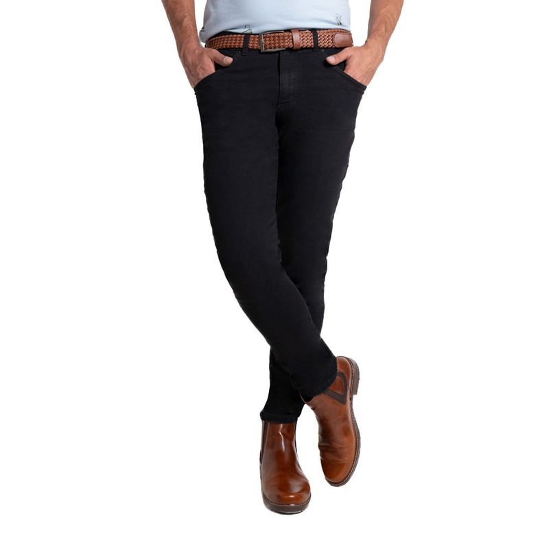 LEC LEE - Jean Trim para hombre color negro