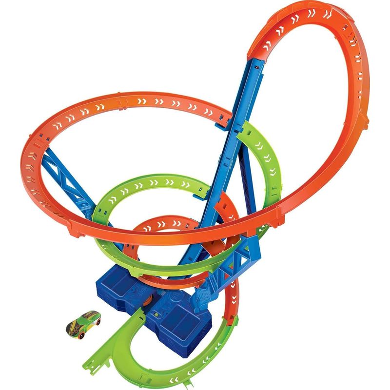 HOT WHEELS - Pista Hot Wheels Motorizada Choque Épico En Espiral