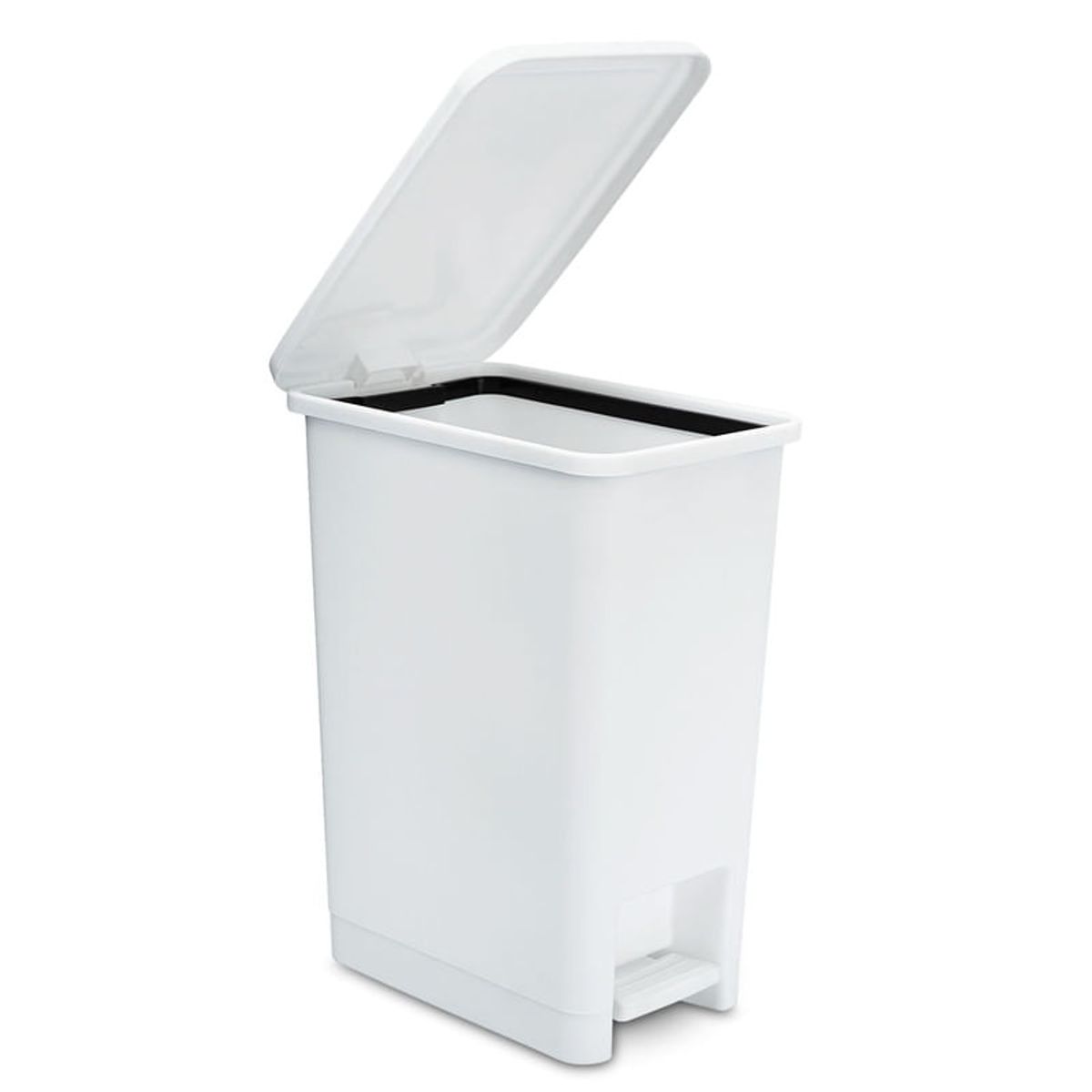 ENERGY PLUS - Cesto de Basura Papelera de Pedal 12L  Blanco