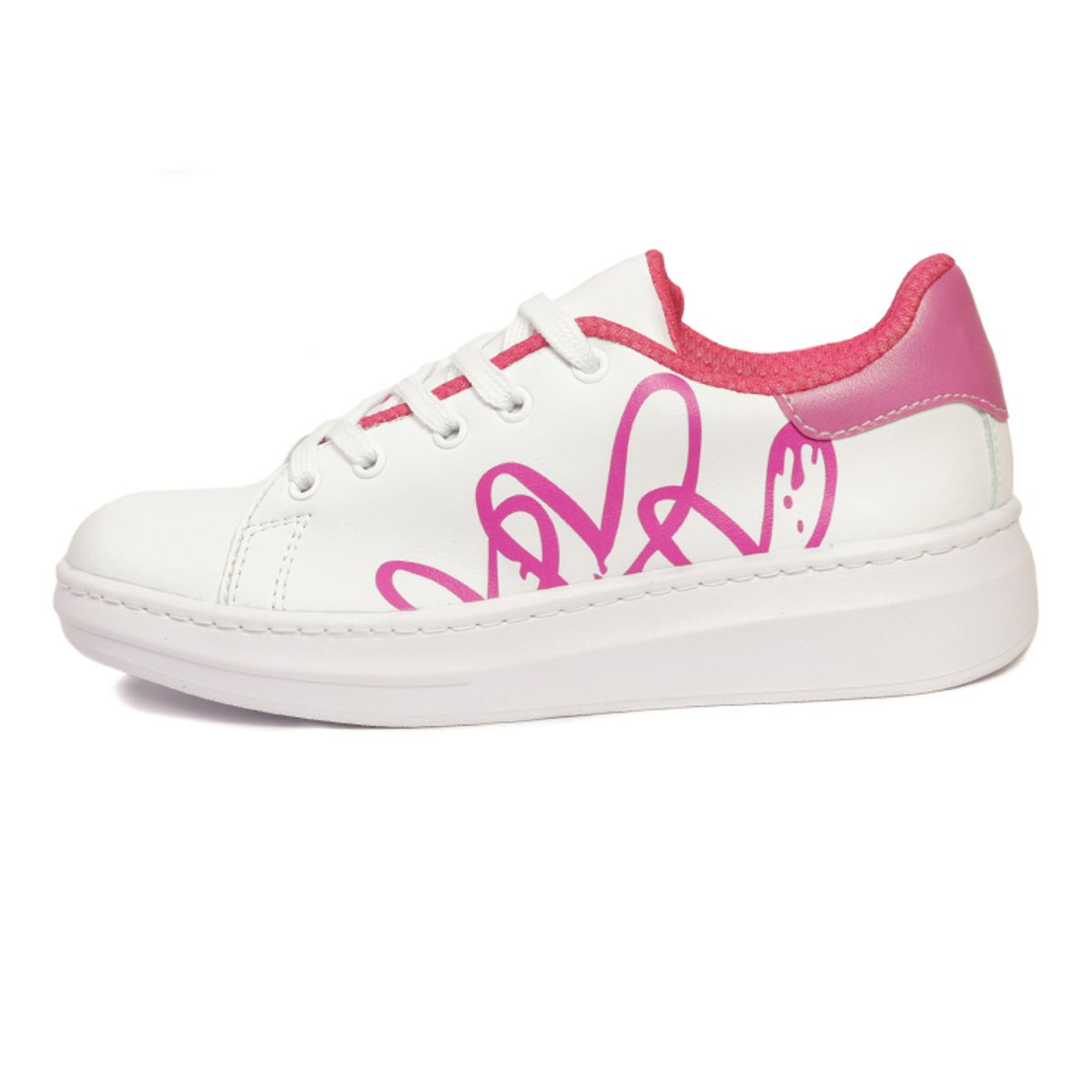 INCO - Tenis Mujer Fucsia Origen Corazones