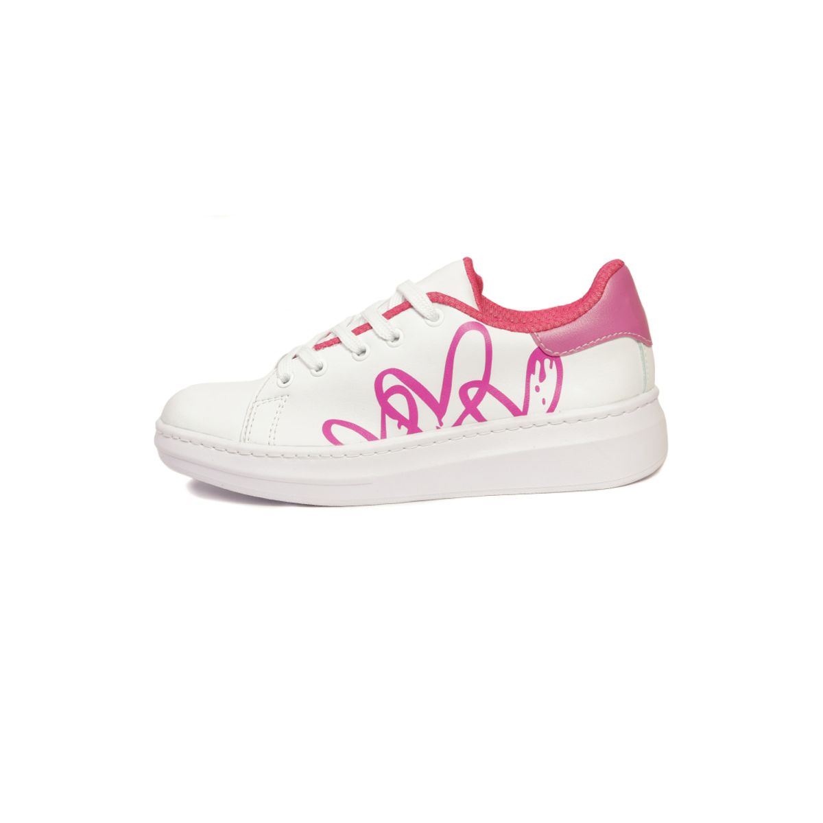 INCO - Tenis Mujer Fucsia Origen Corazones
