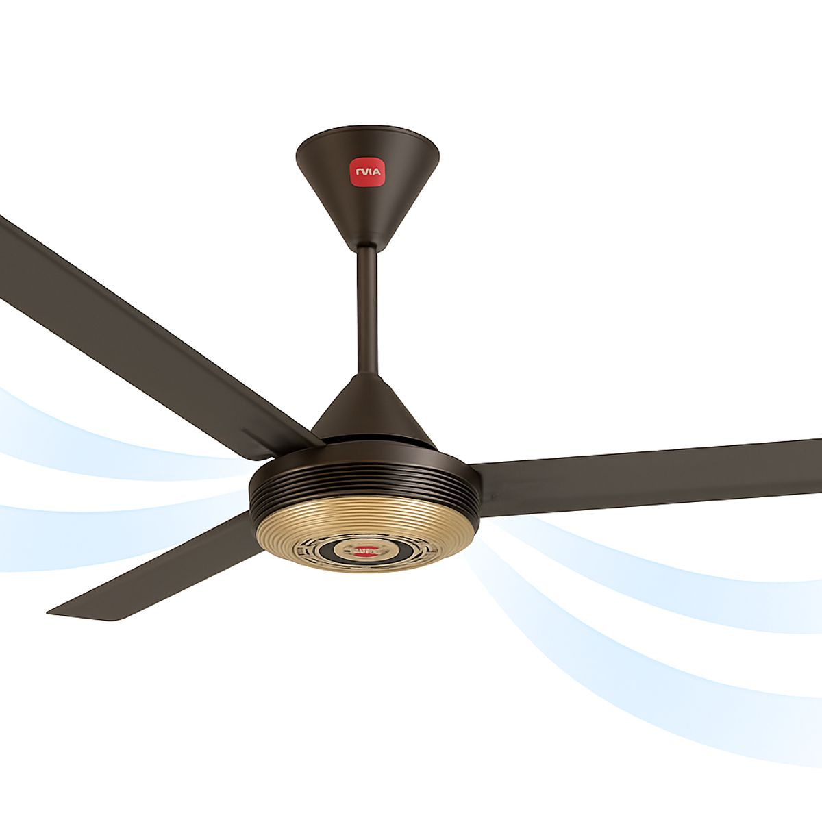 KDK - Ventilador De Techo KDK Industrial Ultra Refrescante 142 cm Marrón