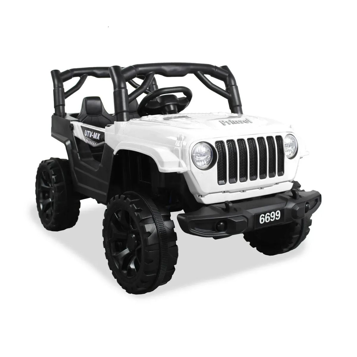 PRINSEL - Carro Eléctrico Cherokee Prinsel 12V Control Remoto Blanco