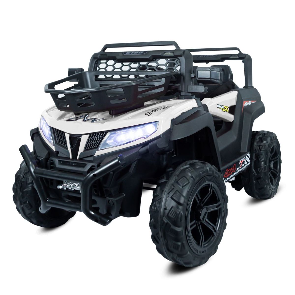 PRINSEL - Carro Eléctrico Niño Prinsel Midnight Llanta En Goma Blanco