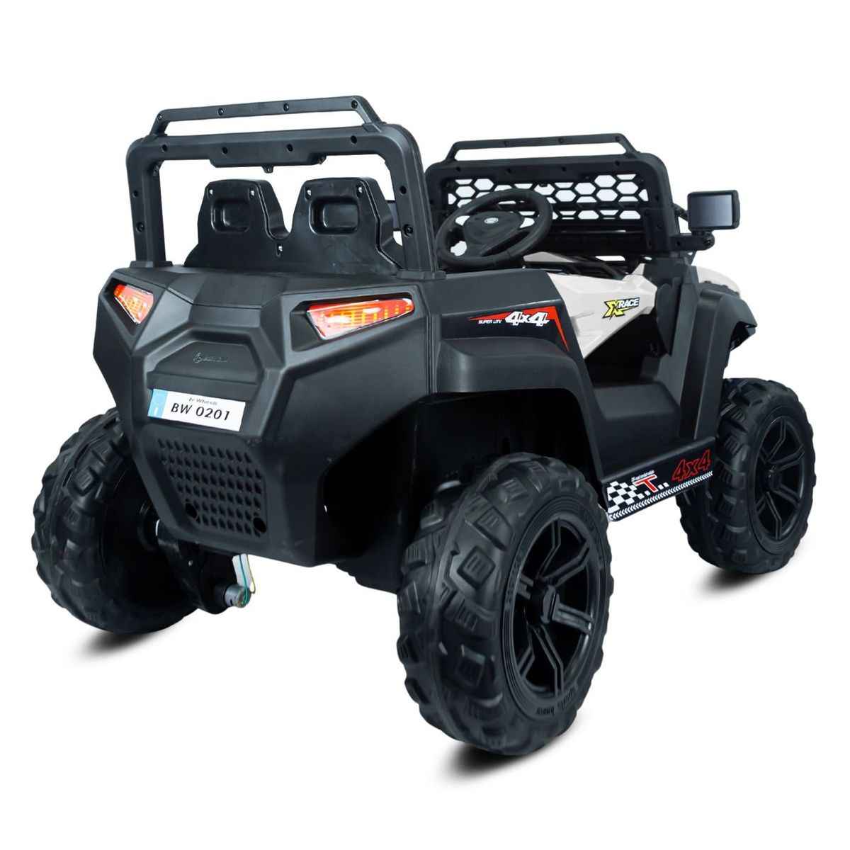 PRINSEL - Carro Eléctrico Niño Prinsel Midnight Llanta En Goma Blanco