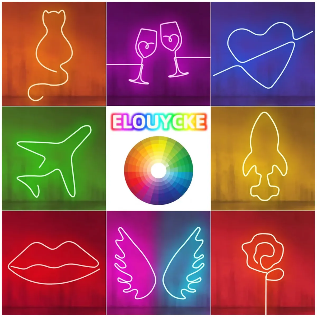 ONE PIXEL - Tira Luz Led Neon Rgb Manguera 5 Metros Micrófono Rítmica