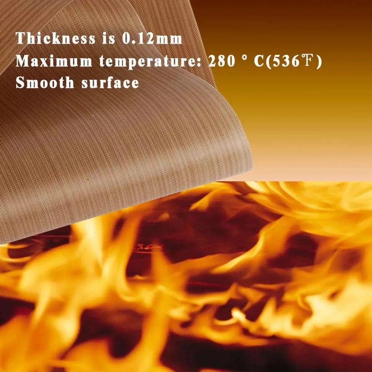 GENERICO - Papel Termico Teflon Resistente Al Calor