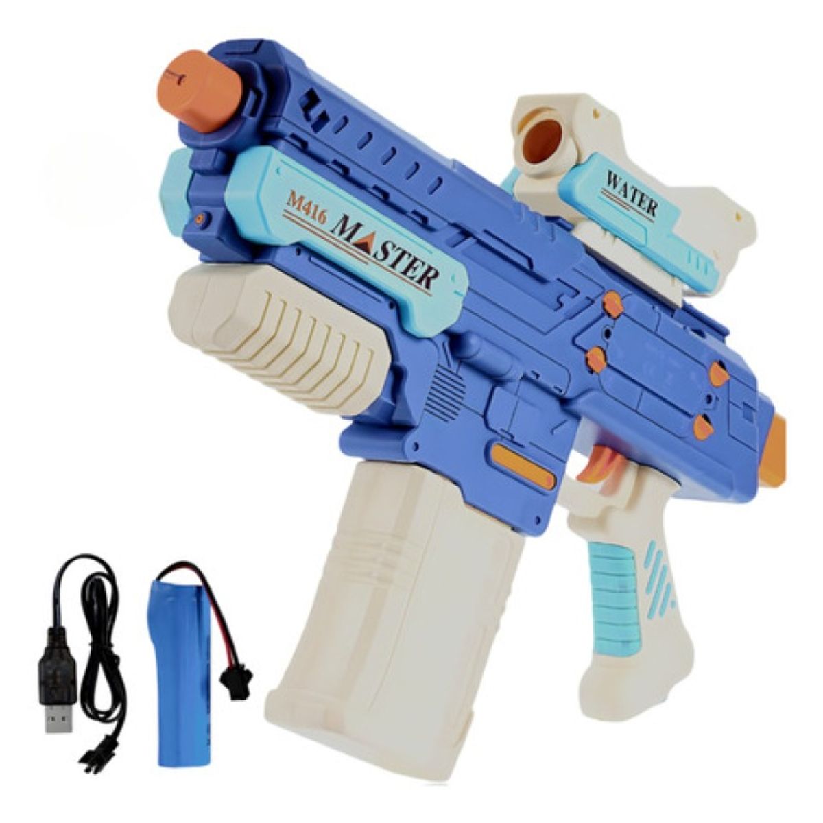 GENERICO - Pistola Electrica Lanza Agua Juguete Niños M4 Ametralladora