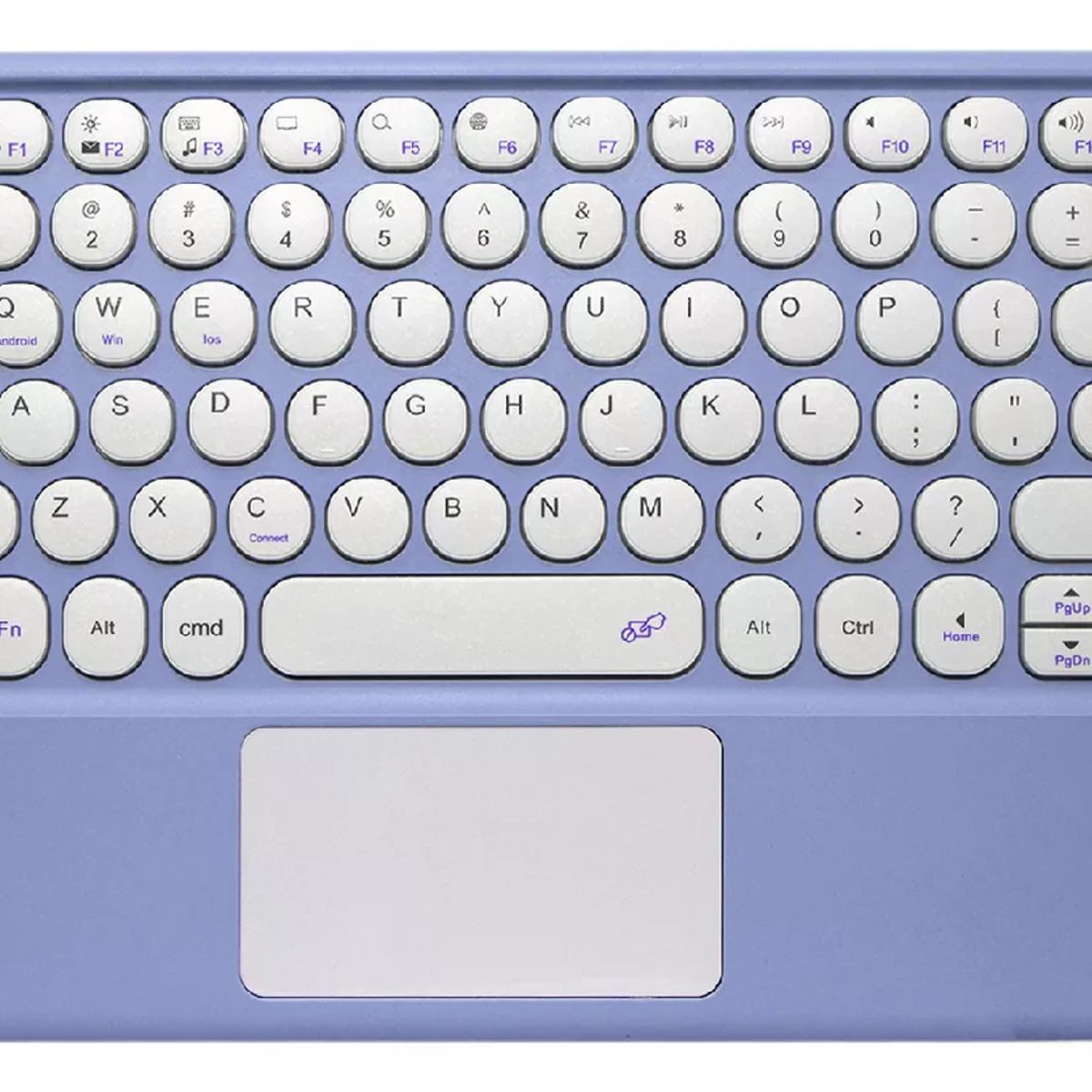 GENERICO - Teclado Para Pc Mac Tv Bluetooth Touchpad Recargable Innovo