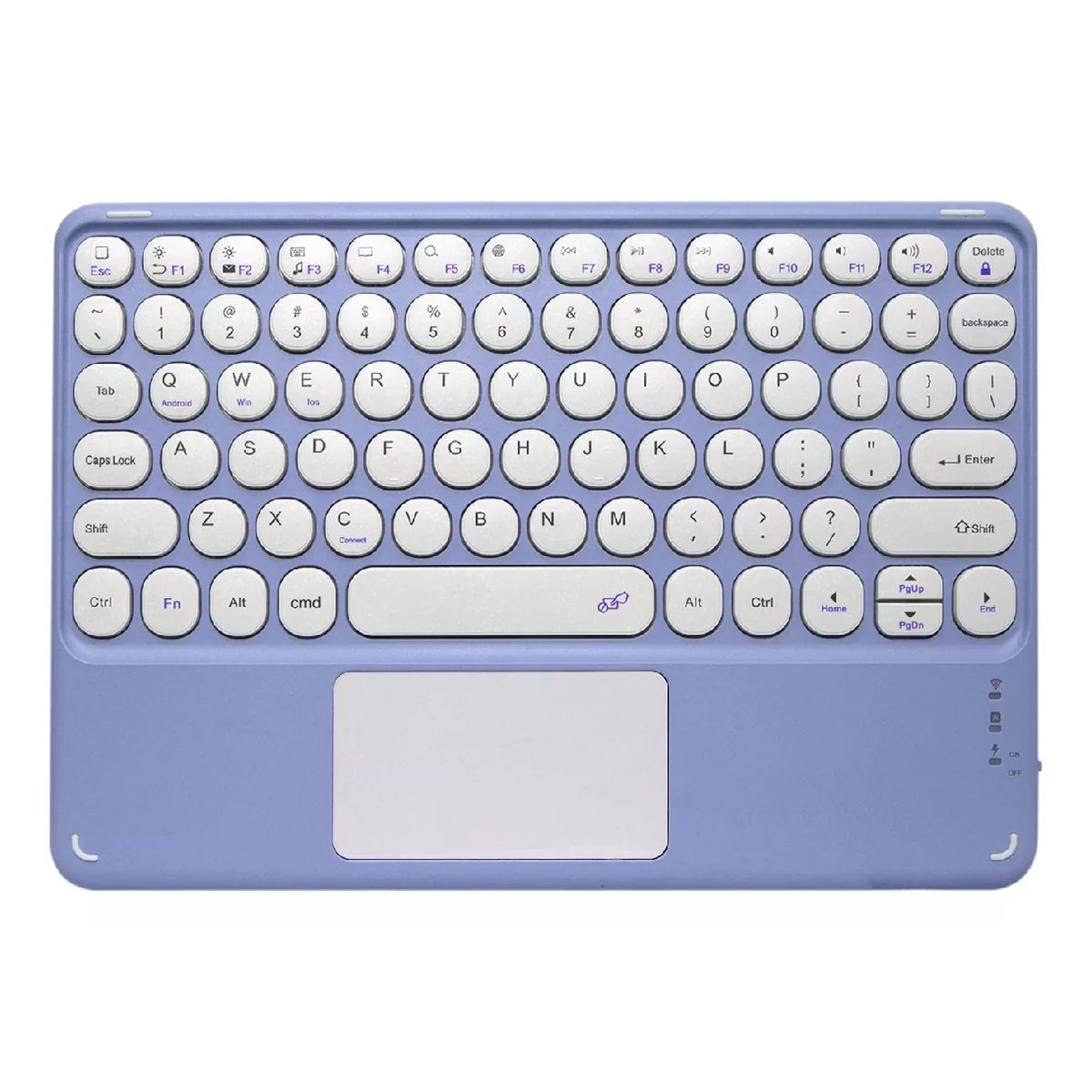 GENERICO - Teclado Para Pc Mac Tv Bluetooth Touchpad Recargable Innovo